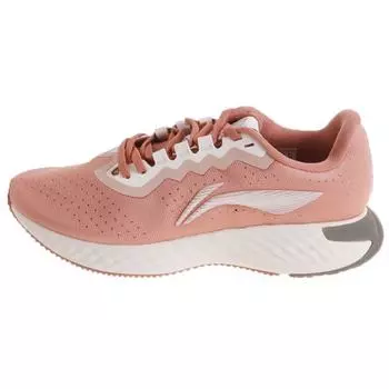 Li-Ning Lanyun Five Generation Shock Absorption Non-Slip Wear-Resistant Low-Top Sports Casual Shoes Women Sneakers Dusty-Pink AGLS074-2 35