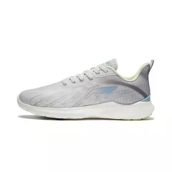 Li-Ning Легкие мягкие отскоки дышащие амортизирующие прочные низкие кроссовки мужские кроссовки серые ARSU081-2 44