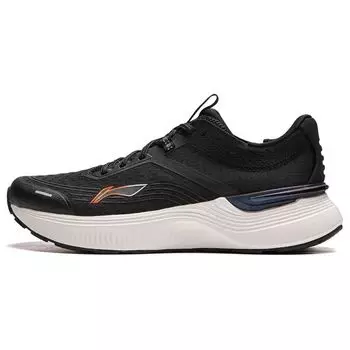 Li-Ning Light And Shadow Element Reflective Support Durable Non-Slip Low-Top Running Shoes Men sneaker Black ARHU027-3 43