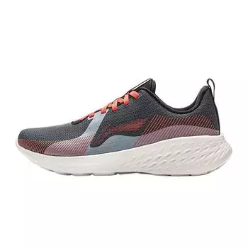 Li Ning Light Cloud Удобные Универсальные Амортизирующие Износостойкие Кроссовки с Низким Верхом для Повседневной Носки Мужские кроссовки Серый Оранжевый AGLV221-4 39