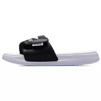 Li-Ning LN Slipper Разноцветные черно-белые мужские кроссовки Standard-White AGAR009-3