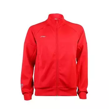 Li Ning Лонгслив на молнии со стойкой воротником Футболка для настольного тенниса Унисекс топы AWDR749 M