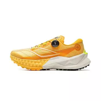 Li Ning Lu 2 Pro Модные Нескользящие Износостойкие Низкие Кроссовки для Трейлраннинга Женские кроссовки Желтые ARNV008-1 36