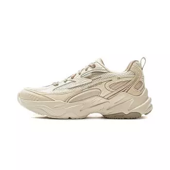 Li Ning Meteor Универсальные Ретро Папины Кроссовки Толстая Подошва Увеличение Роста Амортизация Нескользящие Износостойкие Поддержка Низкий Верх Повседневная Обувь AGCV358-3 35