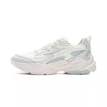 Li Ning Meteor Универсальные Ретро Папины Кроссовки Толстая Подошва Увеличение Роста Амортизация Нескользящие Износостойкие Поддержка Низкий Верх Повседневная Обувь AGCV358-2 35