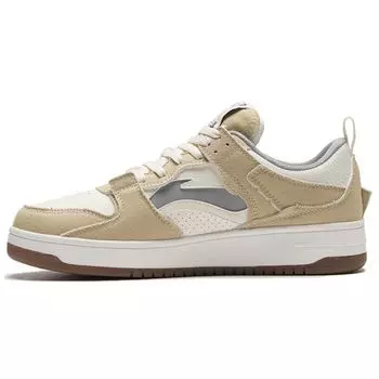 Li Ning Mici Layer Pro модные нескользящие прочные легкие низкие кроссовки для скейтбординга мужские кроссовки молочно-коричневые AGCR313-6 45