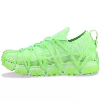 Li Ning Mix Ace Fabric Trendy Comfortable Universal Non-Slip Wear Resistance Low Top Casual Shoes Women Casual Shoes Fluorescent-Ice-Green AZGS030-2 37
