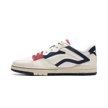 Li Ning модные универсальные нескользящие прочные низкие кроссовки для скейтбординга мужские кроссовки белые синие AEPU049-9 44