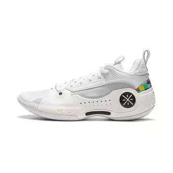 Li-Ning Мужские кроссовки Way of Wade 10 Low Pixel белые ABAS083-12