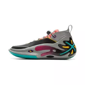 Li-Ning Мужские кроссовки Way of Wade 11 Staple Retro Card серые черные цвета морской волны ABAU049-28 41