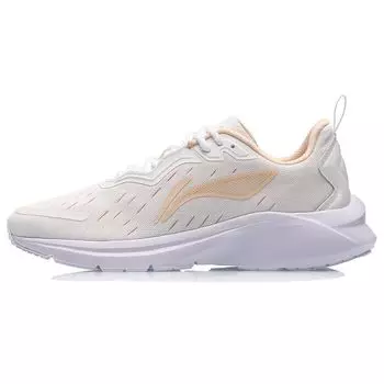 Li-Ning Нескользящие амортизирующие кроссовки с низким верхом женские кроссовки белые оранжевые ARHR140-3 35