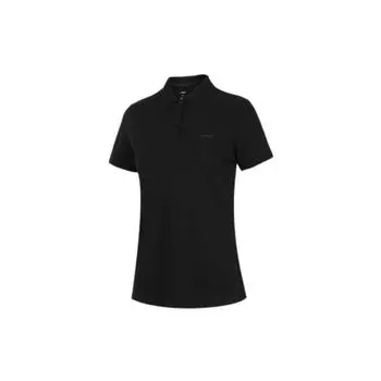Li Ning однотонная рубашка поло унисекс топы черные APLT076-7 L