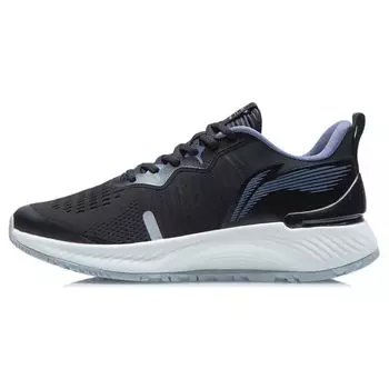 Li-Ning Основные удобные универсальные прочные дышащие кроссовки с низким верхом мужские кроссовки черные ARHR103-3 43