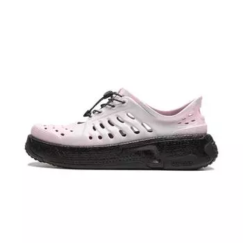 Li Ning Pangu Trek Модные универсальные кроссовки для пересечения ручья Унисекс Розовые Серые AZSU017-2 42