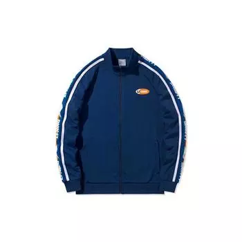 Li Ning Письмо Печать Стоячий Воротник Повседневная Куртка Унисекс Куртка Темно-Синий AWDQ368-10 M