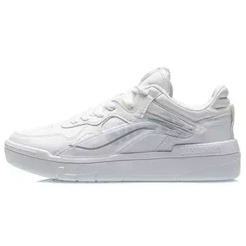 Li-Ning Прочные дышащие низкие кроссовки для скейтбординга женские кроссовки белые AECR004-1 37
