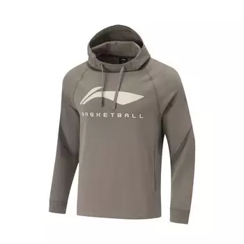 Li Ning Профессиональная баскетбольная серия CBA С надписью Толстовка с капюшоном Мягкая Удобная Дышащая Универсальная Повседневная Толстовка Мужская толстовка AWDU527-3 S