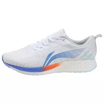 Li Ning Red Rabbit 4 удобные универсальные амортизирующие нескользящие прочные низкие кроссовки для бега мужские кроссовки белые ARMS021-1 44
