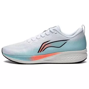 Li Ning Red Rabbit 6 нескользящие износостойкие дышащие низкие кроссовки мужские кроссовки белые синие ARMT015-5 39