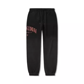 Li Ning Reignite Series Модный бренд Логотип Завязка Манжеты Длинные брюки Трикотажные спортивные брюки Унисекс брюки Черный AKLU241-5 M
