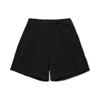 Li Ning Reignite Series Однотонные Уличные Шорты Прямого Кроя Свободные Повседневные Женские шорты Черные AKSU172-2 M