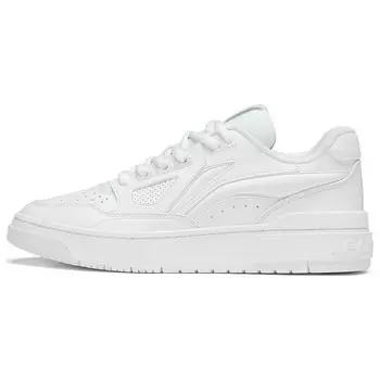 Li Ning Rookie 2 Badfive Удобные Универсальные Нескользящие Низкие Кроссовки Мужские кроссовки Белые ABCT023-1 39