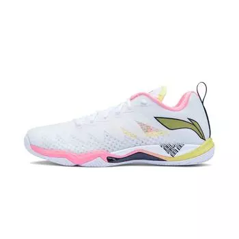 Li Ning Rubber Falcon Модные универсальные модные нескользящие износостойкие дышащие легкие кроссовки для бадминтона с низким верхом унисекс AYAU007-2 45