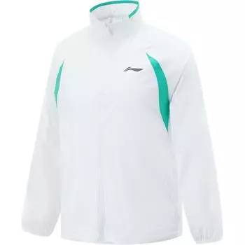 Li Ning Running Series In My Name 2024 Honor Color Zipper Stand воротник Удобная дышащая спортивная ветровка Мужская ветровка AFDUC01-3 M