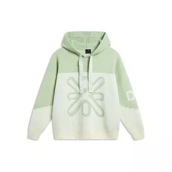 Li-Ning Серия Artist Collaboration с принтом в виде цветных блоков, толстовка унисекс, свитера цвета Off-White AMBT225-3 XL