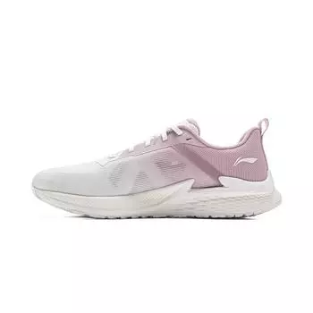 Li Ning Серия Wind Wing Удобные Дышащие Легкие Кроссовки с Низким Верхом для Бега Женские Кроссовки Бело-Розовые ARBV004-5 35