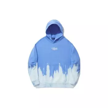 Li Ning Skateboard Series Gradient Loose Pullover Hoodie Unisex Hoodies Bright-Sky-Blue AWDU325-4 L