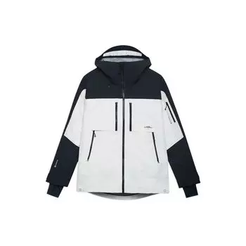 Li Ning Skateboard Series Printed Letter Hoodie Zipper Hoodie Free Jacket Unisex Jacket White AHXS001-2 S
