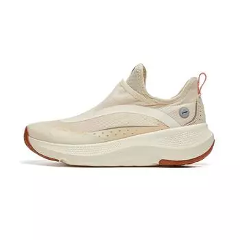 Li Ning Soft Go Удобные Универсальные Нескользящие Износостойкие Низкие Повседневные Туфли Женские Кроссовки Swan-White AGLU166-3 38