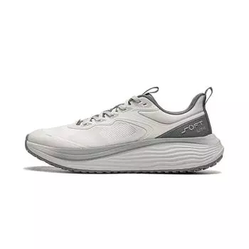 Li Ning Soft Lite дышащие легкие нескользящие повседневные туфли мужские кроссовки светло-дымчато-серые AGLU033-2 39