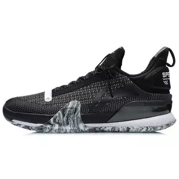 Li-Ning Speed 7 Premium Black White Мужские кроссовки Standard-White ABAR001-4