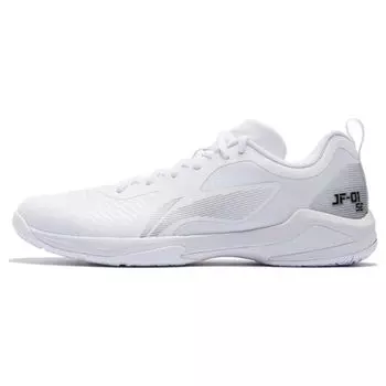 Li Ning Speed SE Professional удобные универсальные нескользящие амортизирующие низкие кроссовки для бадминтона унисекс белые AYZS018-4 41
