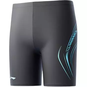 Li Ning Спортивные Повседневные Простые Дышащие Плавки Мужская купальная одежда Черный LSKW033-1 L