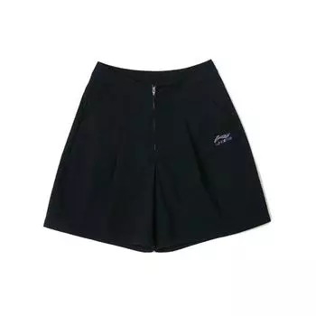 Li Ning Sports Basketball Series Logo Вышитые повседневные шорты Женские шорты Черные AKSR262-3 L