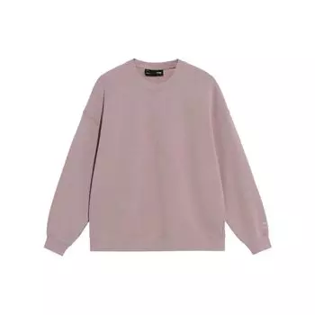 Li Ning Sports Fashion Series CF однотонный свитер с вышитыми буквами, толстовка унисекс, цвет Bark-Brown AWDS553-6 XXL