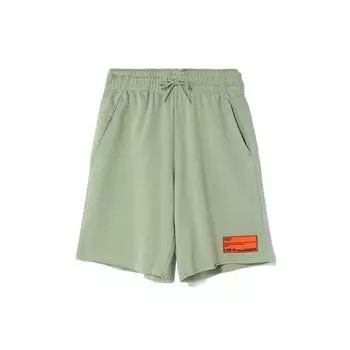 Li Ning Sports Fashion Series свободные трикотажные спортивные шорты мужские шорты пустынно-зеленые AKSR461-5 XXL