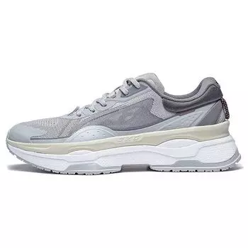 Li Ning Sports Lifestyle Series Beyond 7 амортизирующие нескользящие износостойкие дышащие повседневные туфли с низким верхом мужские повседневные туфли серые AGLT091-1 39