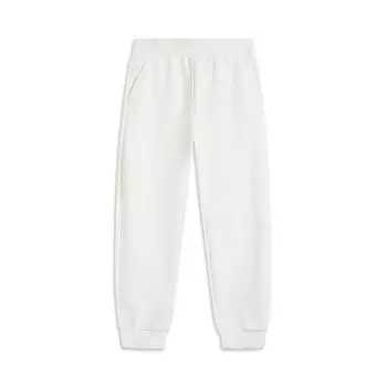 Li Ning Sports Trend Series Удобные дышащие трикотажные джоггеры на шнурке Женские брюки Off-White AKLU626-3 S