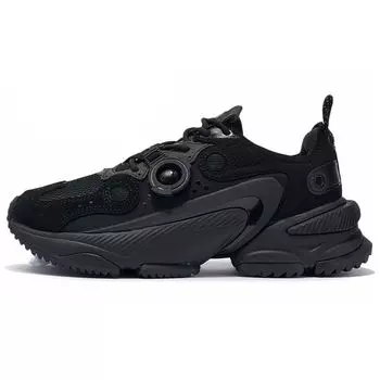 Li Ning Star Cloud M1 Классические амортизирующие дышащие теплые низкие повседневные кроссовки женские черные AGCR226-1 39