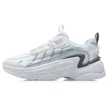 Li Ning Star Cloud OG Fabric Synthetic Leather Амортизирующие Нескользящие Износостойкие Дышащие Легкие Низкие Спортивные Повседневные Туфли AGCR014-3 37