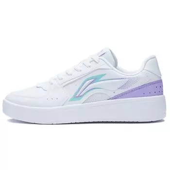 Li-Ning Star River нескользящие износостойкие низкие кроссовки для скейтбординга женские кроссовки сиренево-фиолетовые AGCS254-4 36