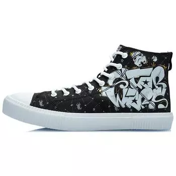 Li Ning Star Wars X Disney Collaboration Series легкие дышащие высокие кроссовки мужские кроссовки черные AGCR283-3 41