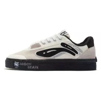 Li Ning Steven Harrington X Fabric Synthetic Leather Slip Anti-Slip Absorbing Wear Stykers Low Top Skate Shoes Women Skate Shoes AECS072-2 35