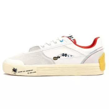 Li Ning Steven Harrington X Ollie Artist Collaboration низкие кроссовки для скейтбординга женские кроссовки белые AETR004-1 35