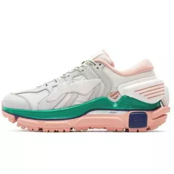 Li-Ning Sun Chaser Бело-Розовые женские кроссовки Зеленые ARZQ004-3