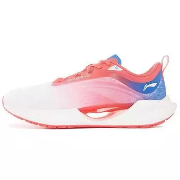Li Ning Super Lightweight 19 светоотражающие легкие нескользящие прочные низкие кроссовки мужские кроссовки белые красные ARBS001-23 44